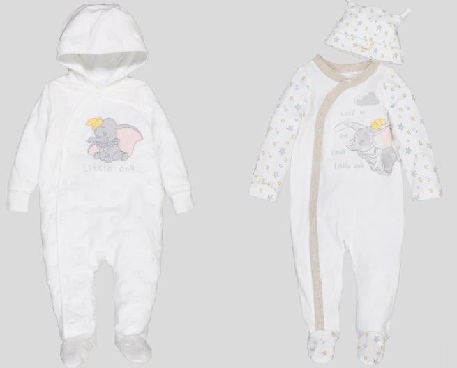  There are two onesie options available in Sainsbury's, and both are embroidered with the cartoon elephant