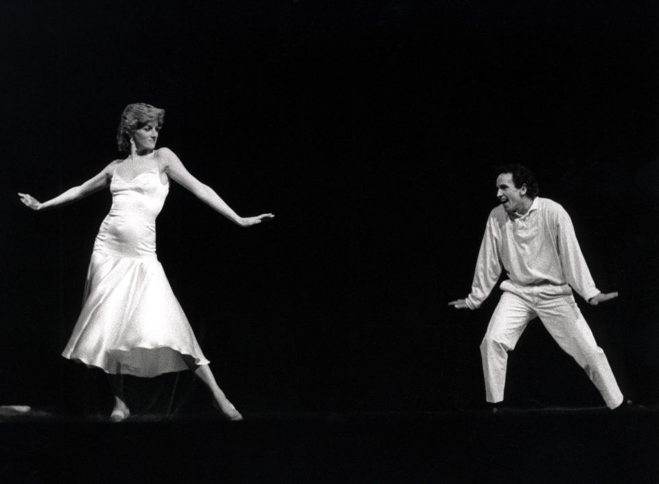  Princess Diana dancing with Wayne Sleep