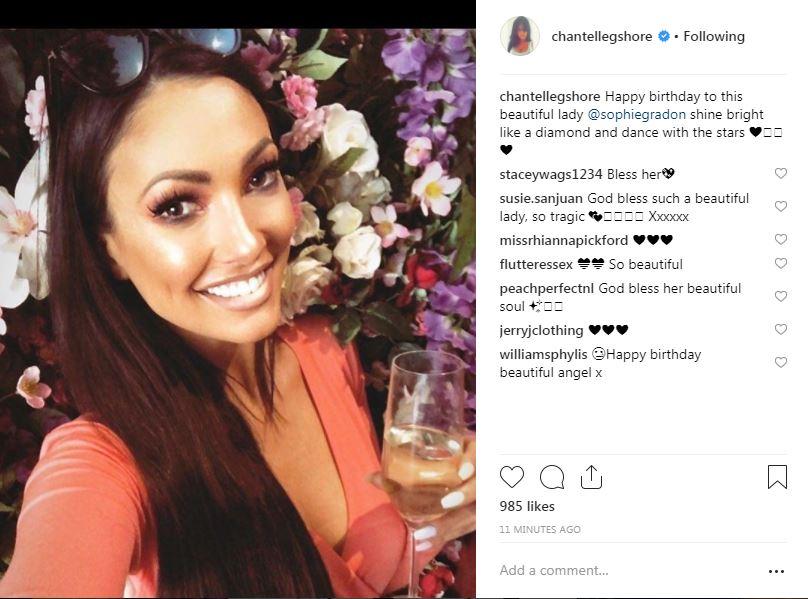  Fellow Geordie Chantelle Connelly wrote a birthday post for her pal