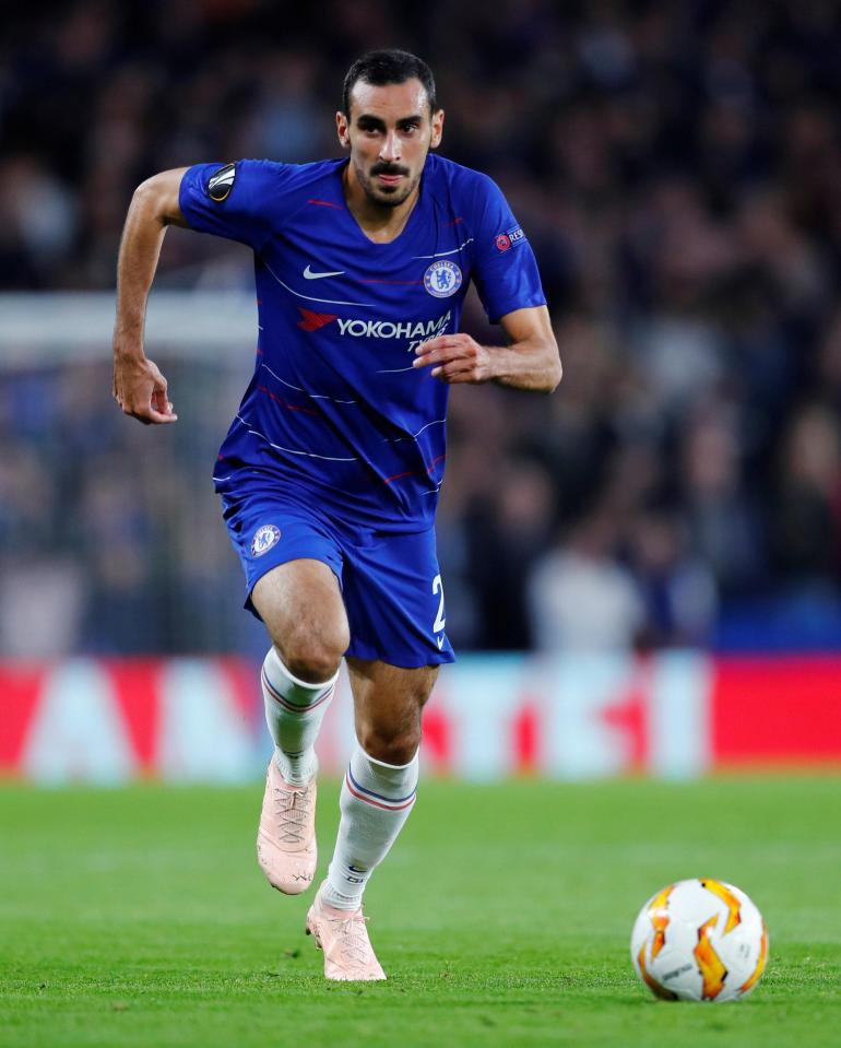  Davide Zappacosta made just his fourth appearance for Chelsea this season