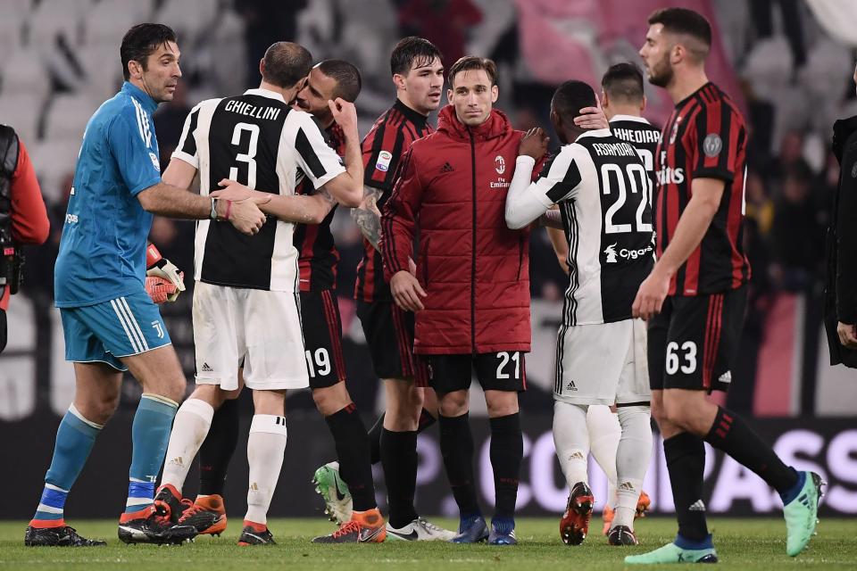  Juventus and AC Milan are due to face eachother in Janaury for the Supercoppa