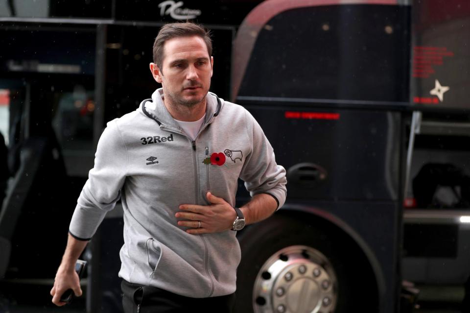  Frank Lampard is making a swift return to Chelsea as a manager - with Derby