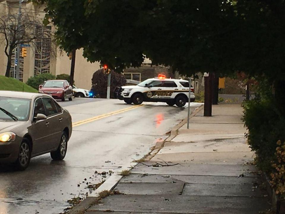  Local media claims the gunman also opened fire at responding police officers