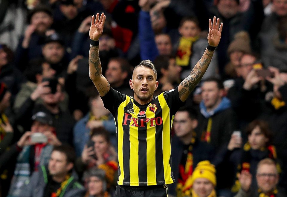  Roberto Pereyra scored as Watford beat Huddersfield 3-0