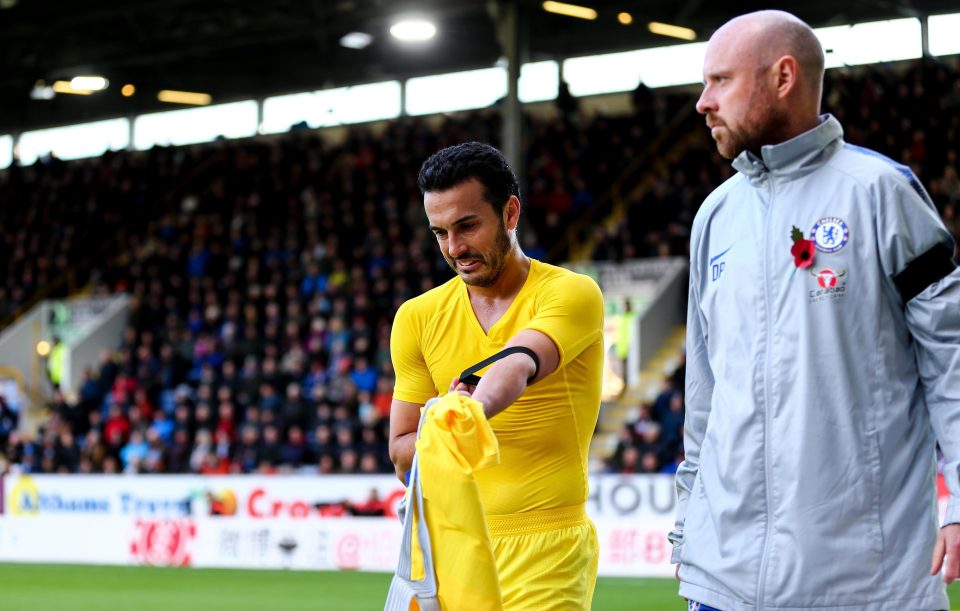  Pedro is another doubt after lasting just 30 minutes of the Burnley due to illness