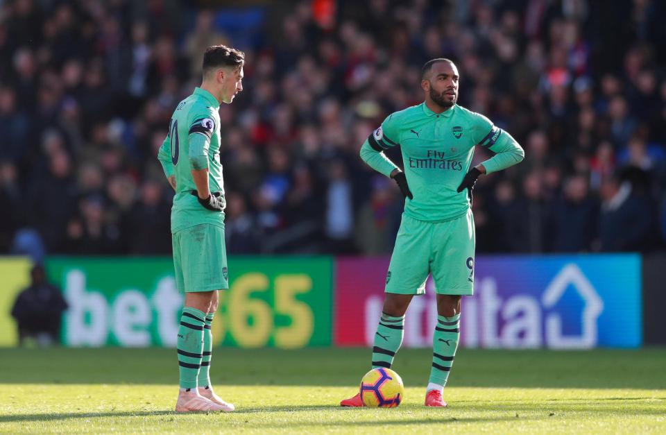  Ozil had been handed the captain's armband for the second Premier League fixture in a row