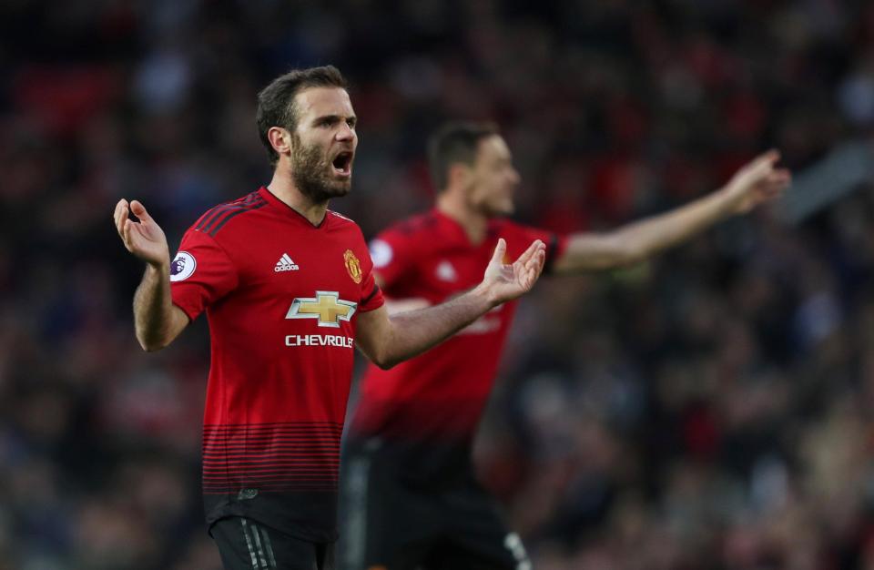  Juan Mata could be set to leave Manchester United in the coming months