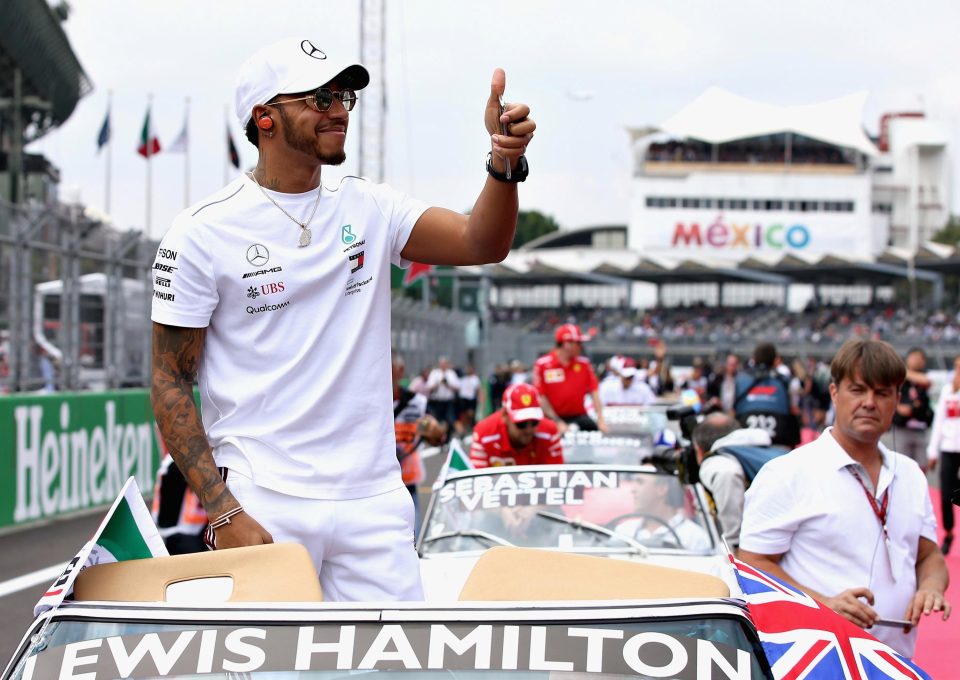  Lewis Hamilton arrived knowing he was on the verge of another title