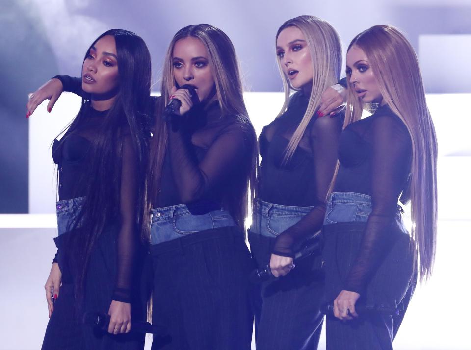  Little Mix fans accused the band of miming during their performance on The X Factor tonight