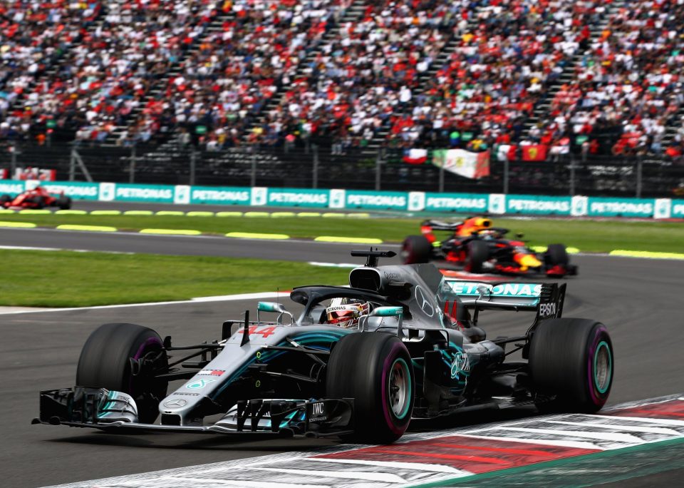  Lewis Hamilton coasted to the world title in Mexico