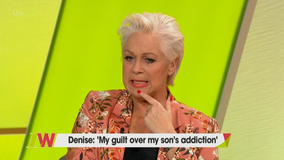  However she added she was extremely 'proud' of her son for talking about his problems and taking himself to rehab