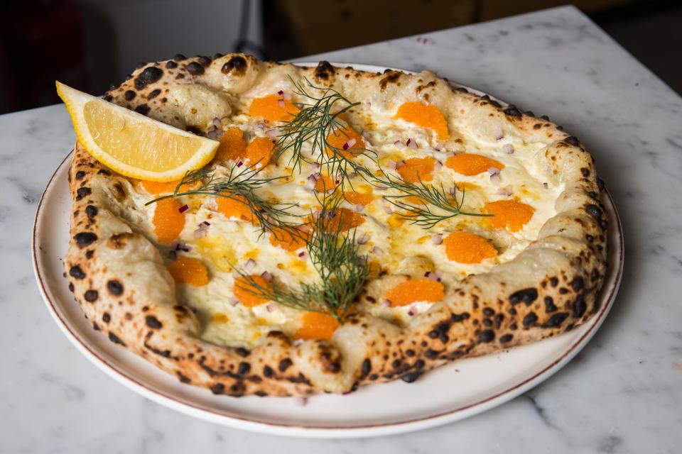  Next up is the Kalix, a Swedish caviar-topped pizza