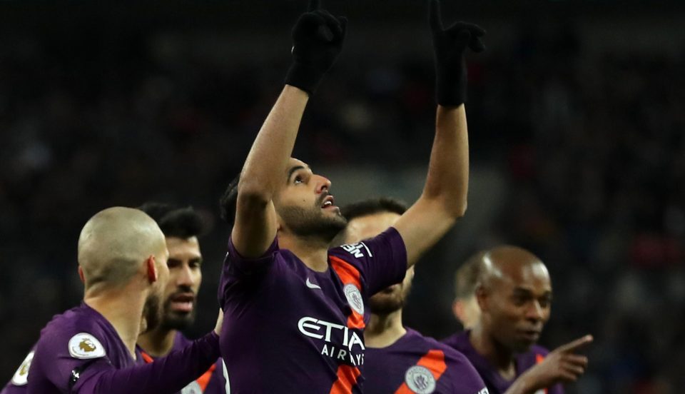  Riyad Mahrez dedicated his winning goal for Manchester City against Tottenham to his former chairman