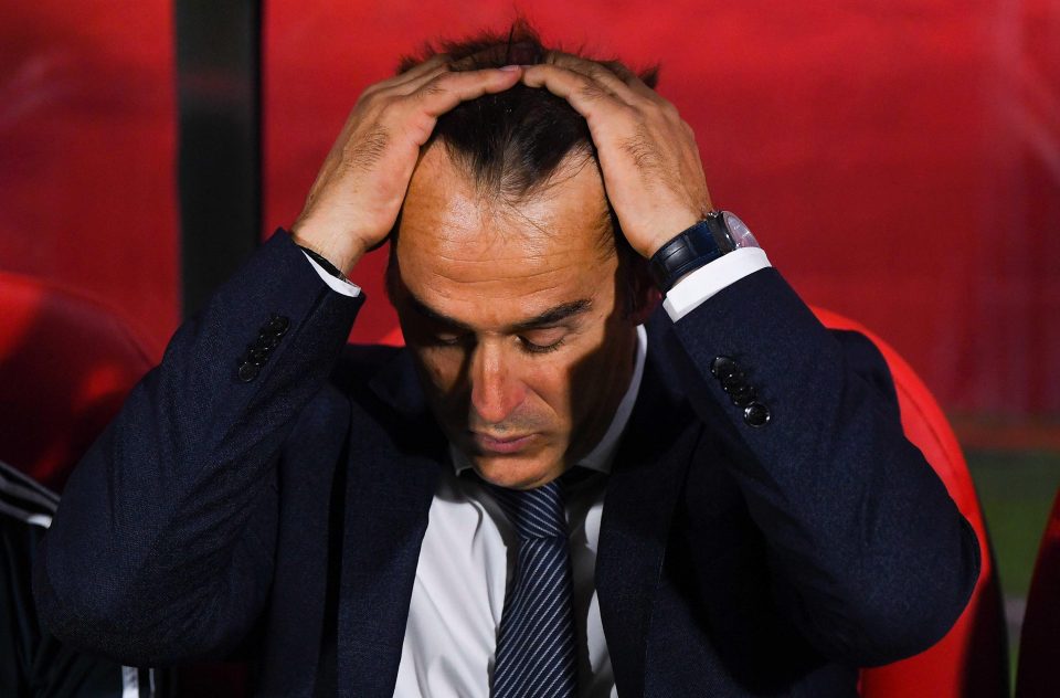  Julen Lopetegui was axed after a dreadful run ended in a 5-1 defeat to Barcelona