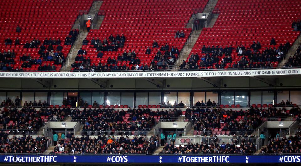  Spurs fan have become increasingly tired with having to play their home games at Wembley