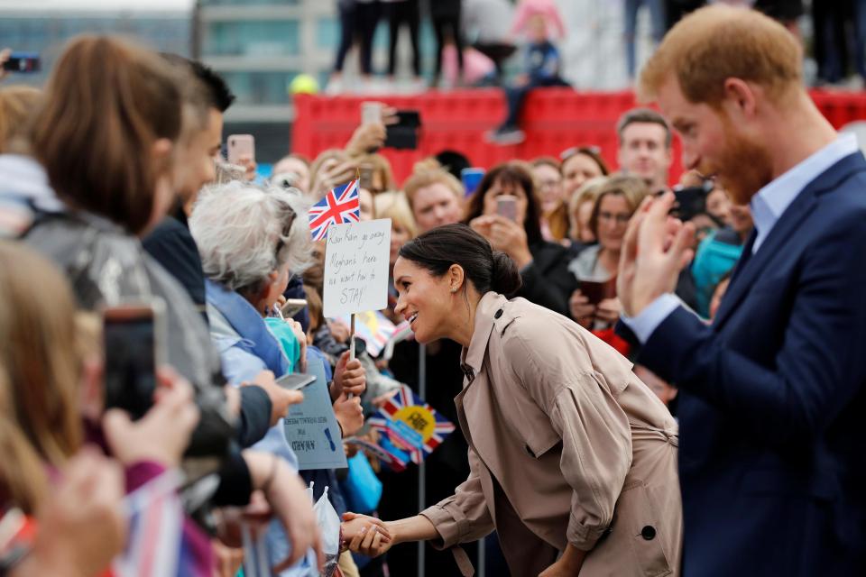  The Duchess greets thousands of Royal fans