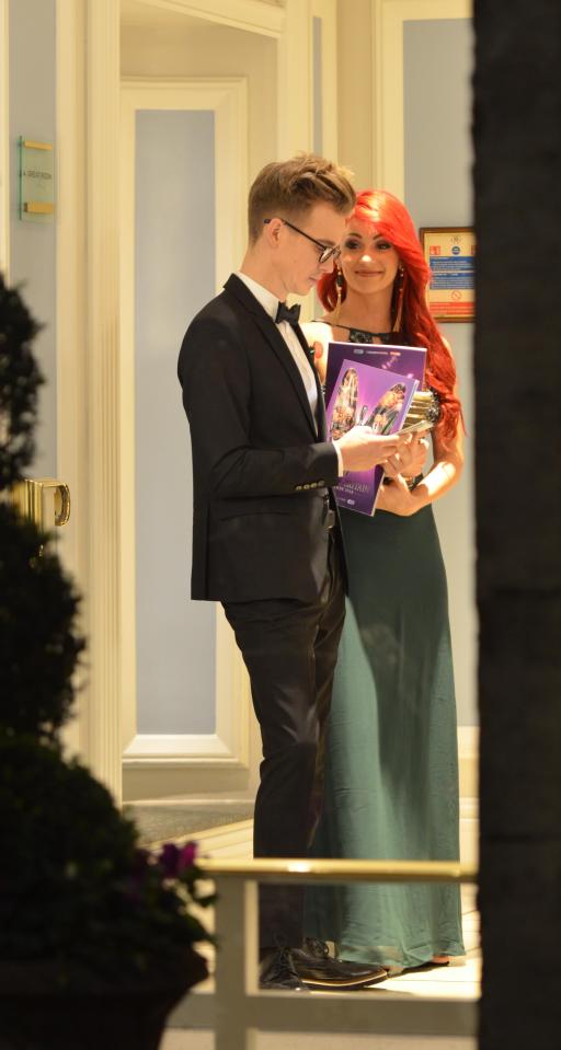  Dianne was spotted smiling at Joe as they left the venue