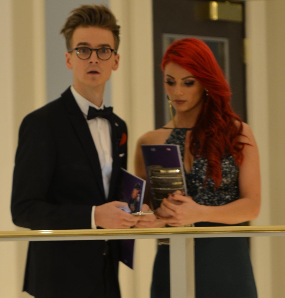 Joe Sugg and Dianne Buswell left the Pride Of Britain awards together