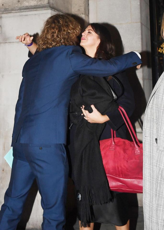  Seann Walsh hugged a female friend after the Pride Of Britain awards