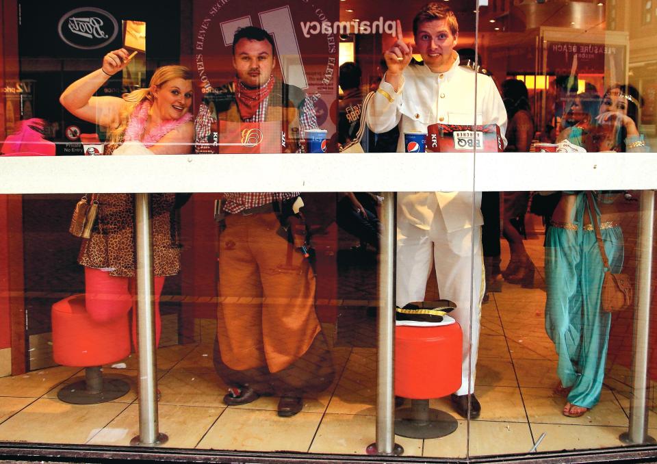  Fancy dress for fast food on the Lancashire coast