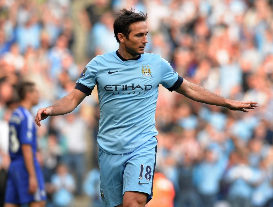  Frank Lampard refused to celebrate when he scored against Chelsea for Man City