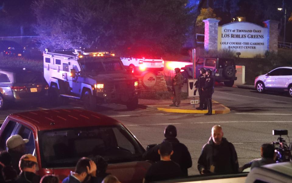  12 people were shot dead, including a police officer, in Thousand Oaks, California on 8 November 2018