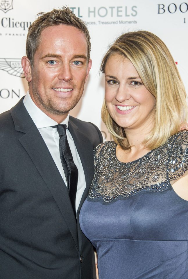  Simon Thomas with his late wife Gemma