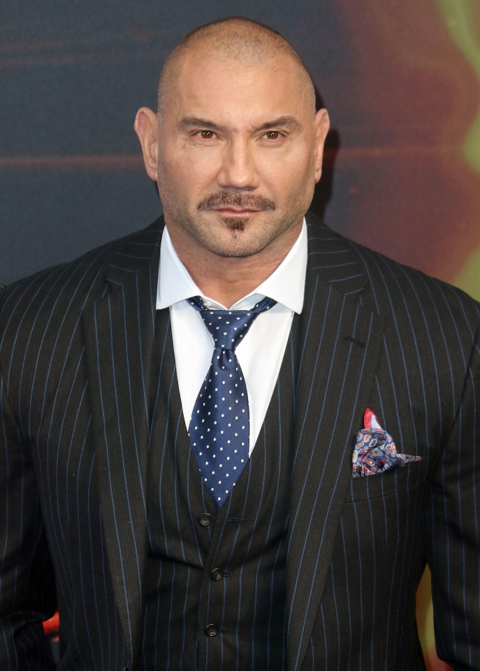 WWE legend and movie actor Dave Bautista