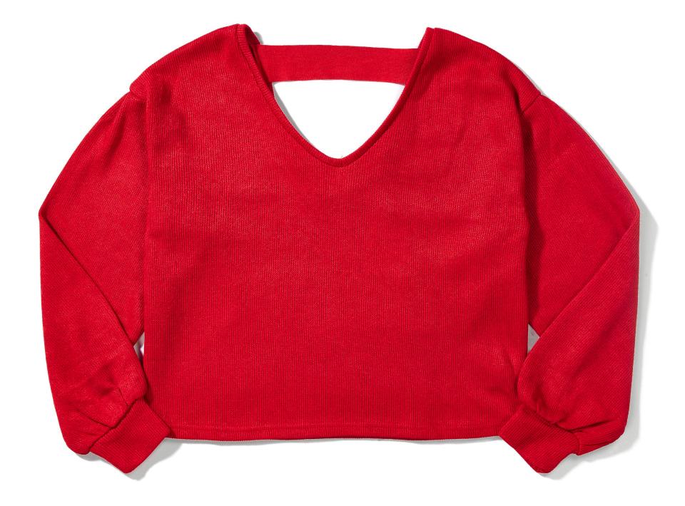  Red is a “look at me” colour. Throw on this Bershka number and go and get noticed