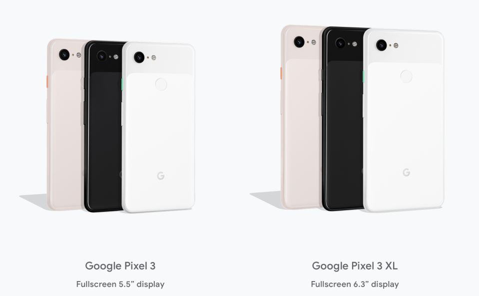  There are two different size variants of the handset