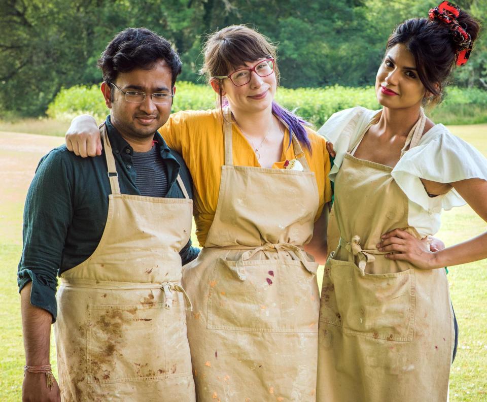  Kim-Joy, 27, Ruby Bhogal, 29, and Rahul Mandal, 30, are one of the youngest trios to reach the Bake Off final