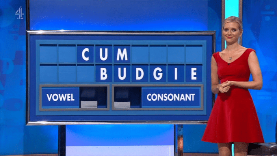  Yes, that does indeed say CUM BUDGIE