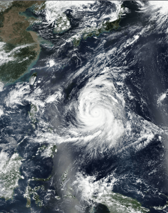  Typhoon Kong-rey could become a super typhoon