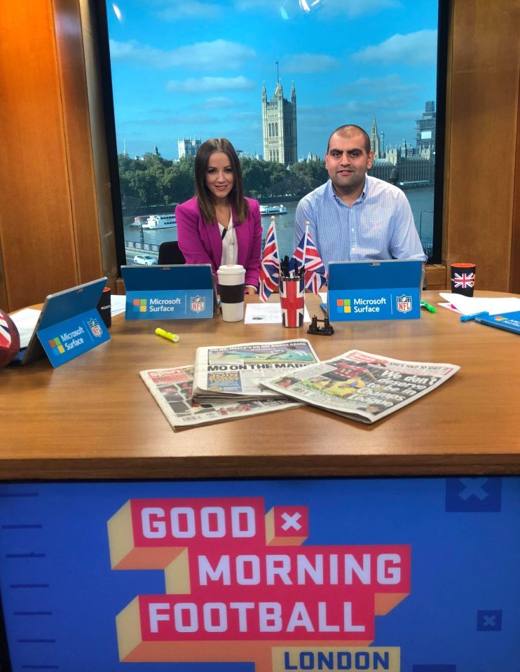  SunSport's Sunni Upal went behind the scenes on Good Morning Football last week