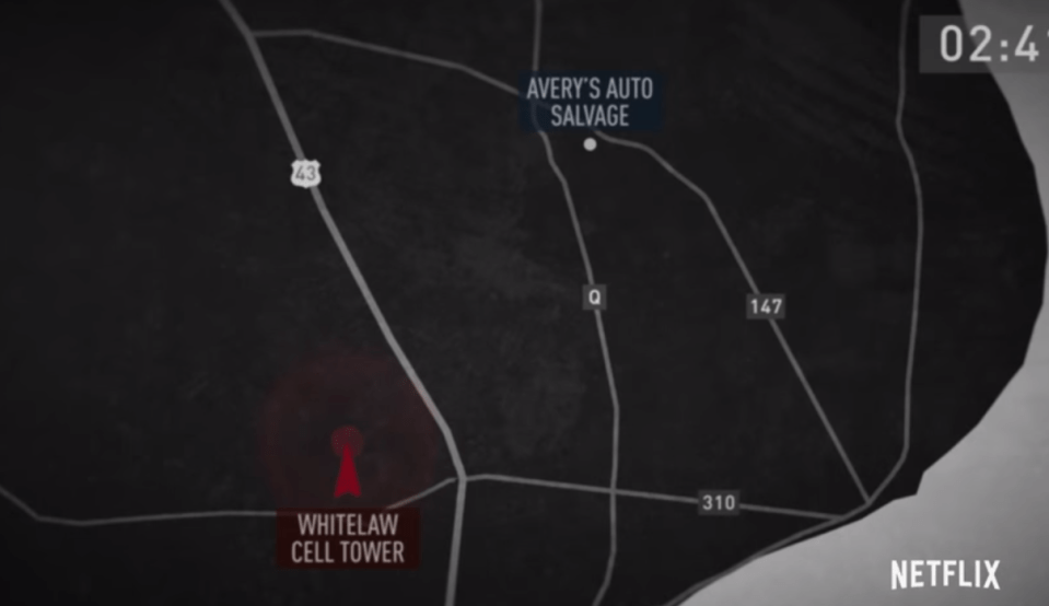  The trailer alludes to new evidence of Teresa's last phone call as illustrated on the map