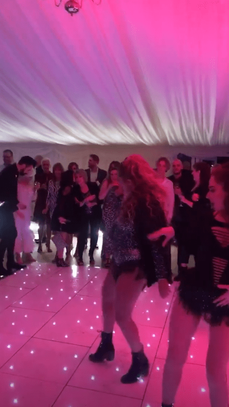  Rylan and his loved ones were treated to a performance on the dance floor