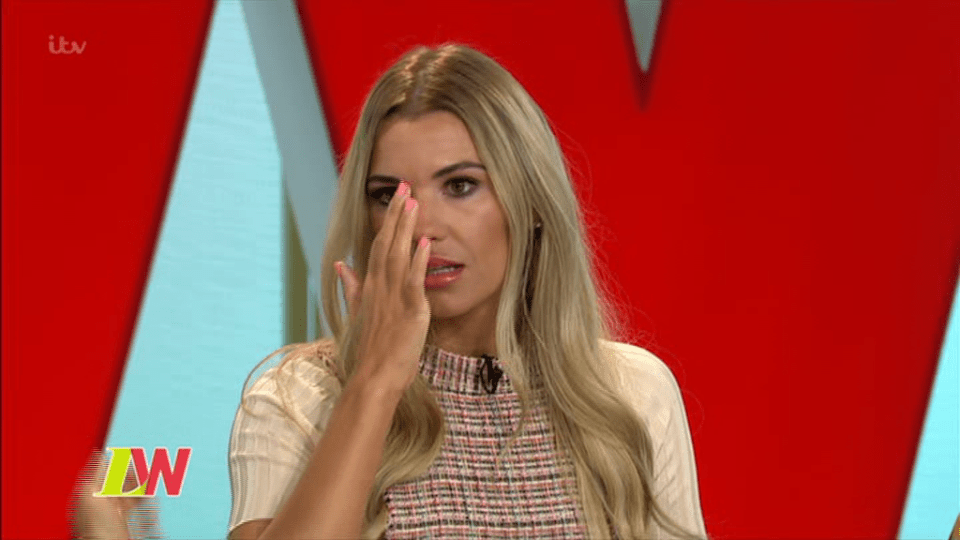  Christine broke down in tears over the struggles she and husband Paddy face