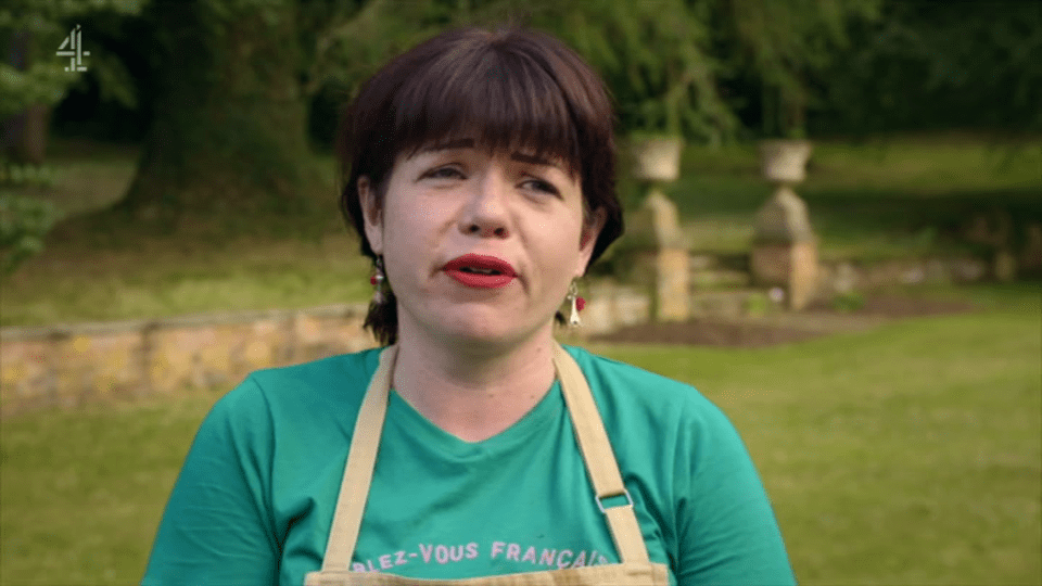 Briony narrowly missed out on a spot in the Bake Off final tonight, as she became the next baker to leave the tent