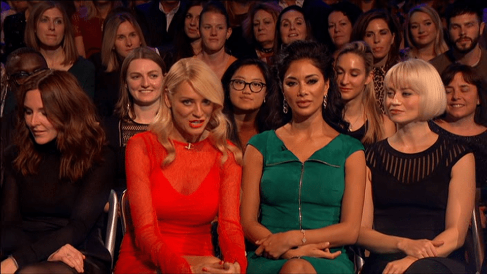  Nicole muttered something to Tess which viewers strained to hear