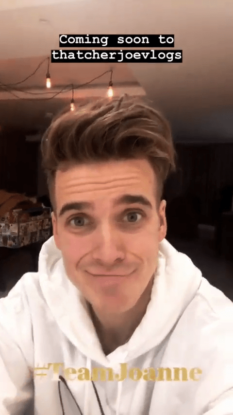 Joe Sugg revealed he spent Sunday night with Dianne Buswell, after it was revealed they’d enjoyed a string of secret dates