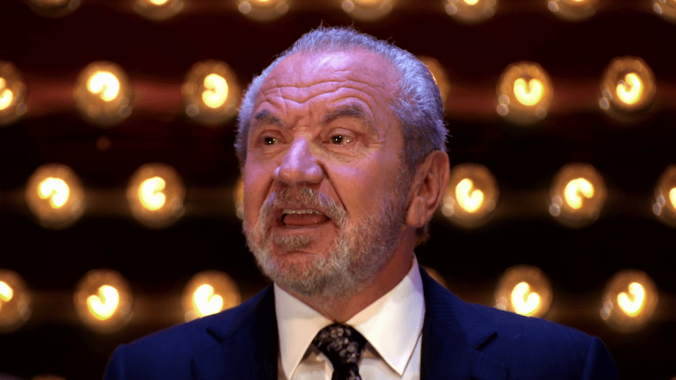  Lord Sugar laid down the law in tonight's Apprentice