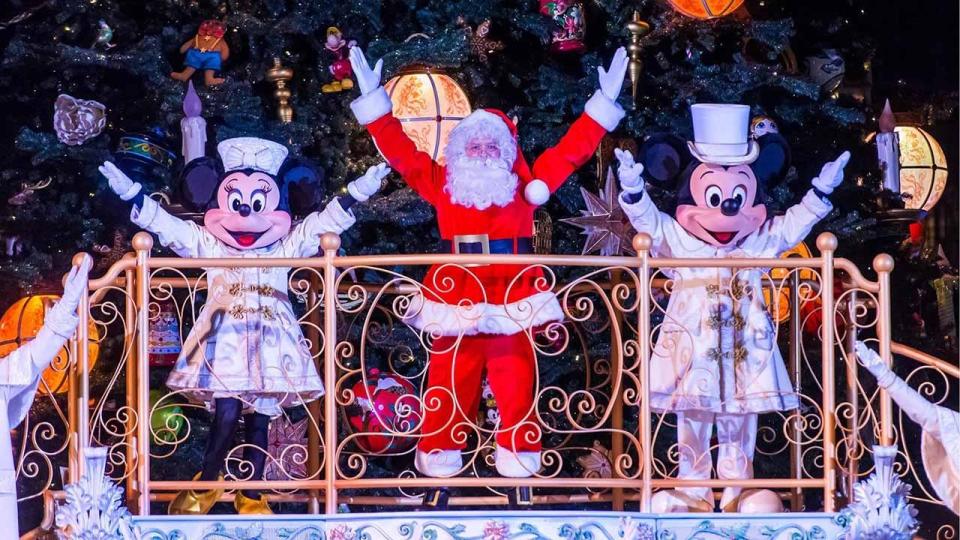  Christmas is one of the best times to visit the parks, with Christmas trees and decorations lining Main Street and a daily festive parade