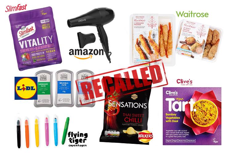  These products have all been urgently recalled - so have you bought any of them?