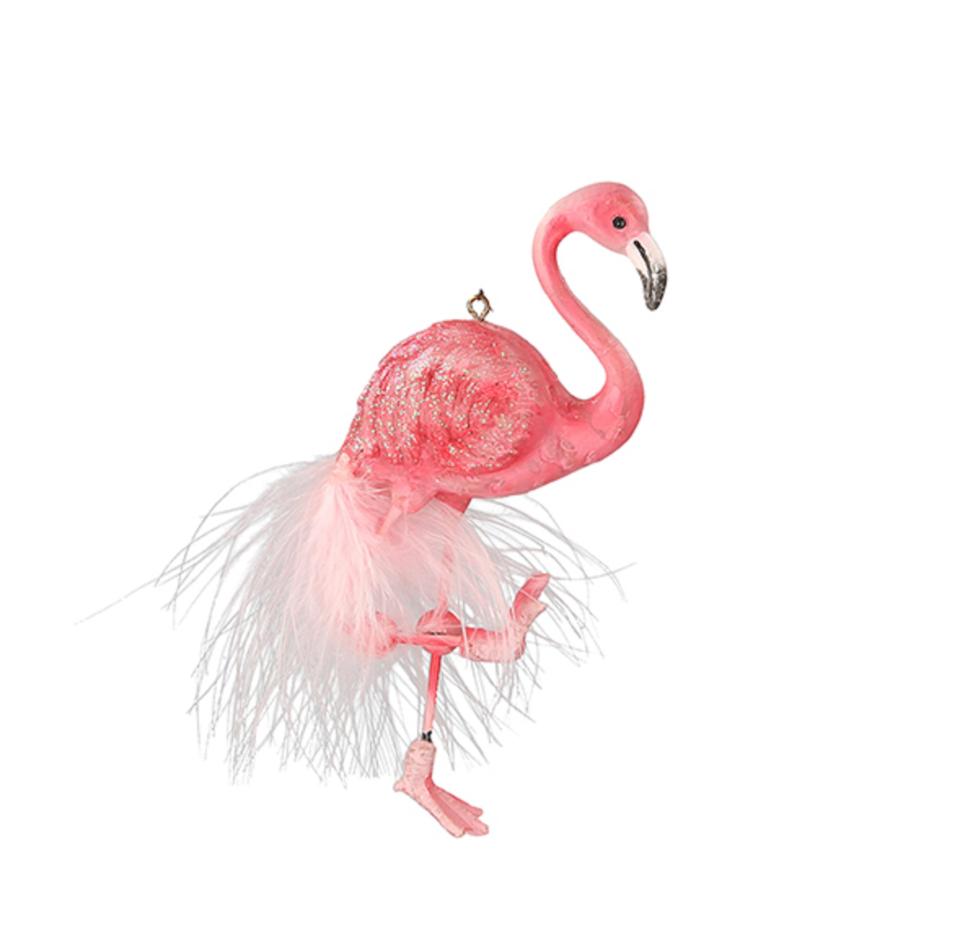  A flamingo wearing a tutu - get in the spirit this Christmas with this dec from the British Library