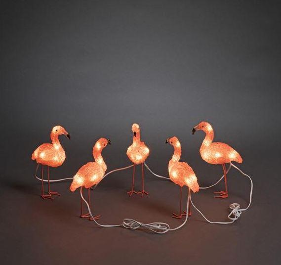  Online retailer Internet Gardener is even selling flamingo Christmas lights - instead of the usual twinkly bulbs