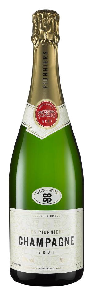  Co-op's champagne came joint top of Which's taste test