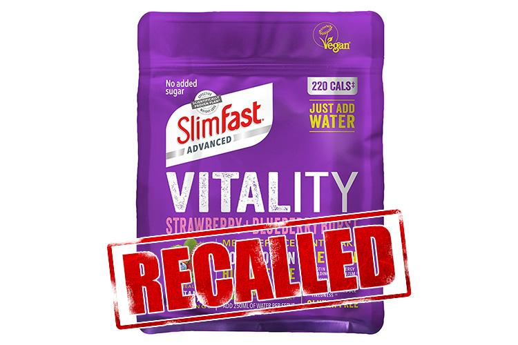  Slimfast has recalled one of its vegan meal replacement shakes as it contains milk protein