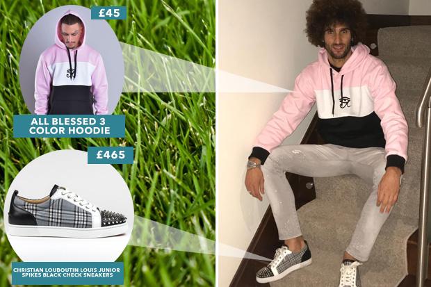  Fellaini loves wearing streetwear when he's casual