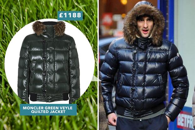  Fellaini wraps up for a shopping trip wearing an expensive Moncler jacket