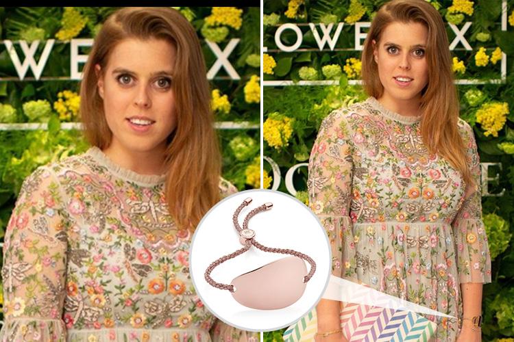  HRH Princess Beatrice of York attending the L'Occitane en Provence and Flowerbx dinner in London